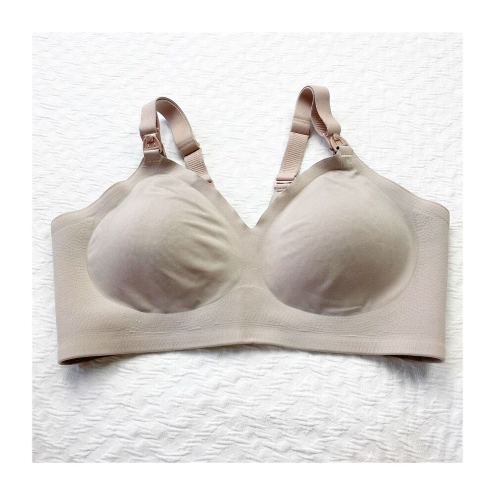 Mom Cozy medium tan nursing bra